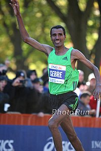 Gebre Gebrariam Just Before His 2:08:14 Win in New York