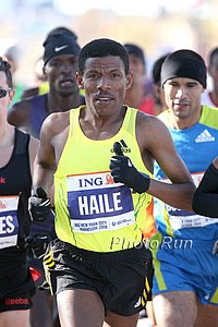 Haile Gebrselassie in New York