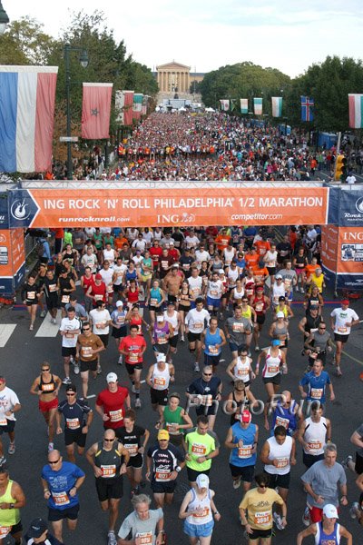 2010 ING Rock N Roll Philly Half Marathon Photos