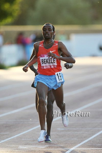 Tariku Bekele Gets the Win