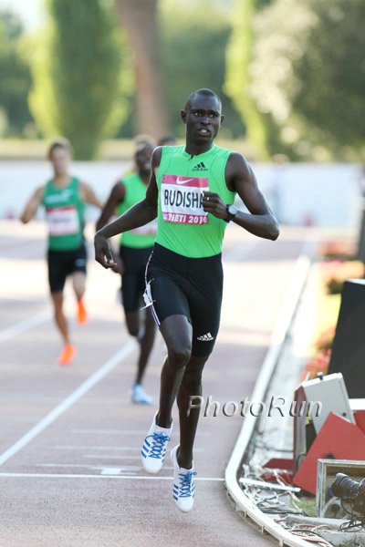 Rudisha Checks the Clock (Check Out Har Far Back Nick Symmonds Is and He Still PRd)
