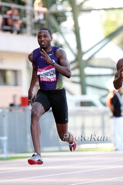 Richard Thompson Ran 10.13 in the 100m Heat and Didn't Make the Final (They Took 3 from 1 Heat and 5 from the Other to the Final)