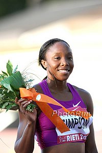 Sherone Simpson 11.11 100m Champ