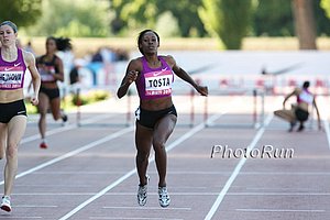 Sheena Tosta Won the 400m Hurdles in 54.71