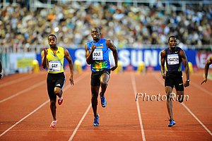 Usain Bolt and Tyson Gay