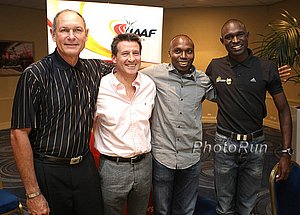 800m Royalty: Alberto Juantorena, Sebastian Coe, Wilson Kipketer and David Rudisha