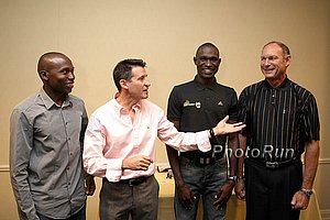 Wilson Kipketer, Sebastian Coe , David Rudisha and Alberto Juantorena