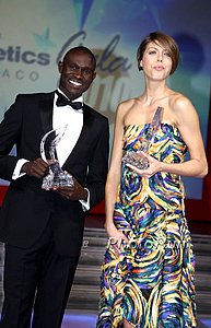 Blanka Vlasic and David Rudisha