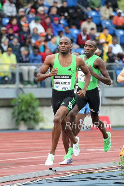 Mbulaeni Mulaudzi in Men's 800m