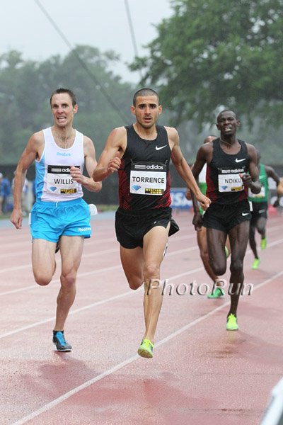 David Torrence Getting the Win Over Willis