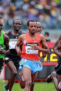 Tariku Bekele in Men's 5000m