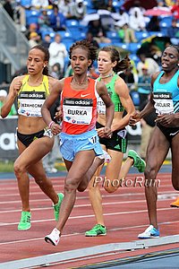 Gelete Burka Leading Women's 1500m