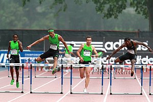Javier Culson Leading Hurdles