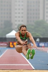 Heptathlete Jessica Ennis in Long Jump 6.03