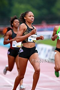 Allyson Felix Wins the 200m