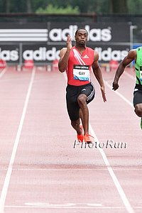 Tyson Gay in Men's 100m