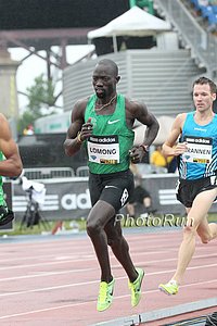 Lopez Lomong 6th in Men's 1500m
