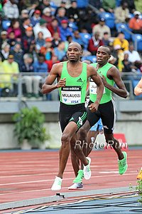 Mbulaeni Mulaudzi in Men's 800m