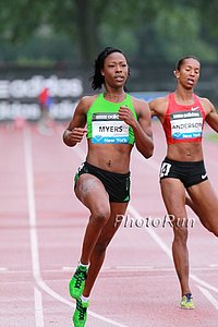 Marshevet Myers Wins 100m in 11.36