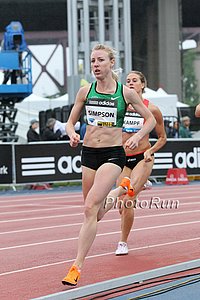 Jemma Simpson 2nd in 2:02.30
