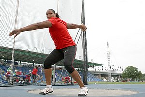 Aretha Thurmond 3rd in Discus