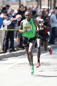 Geoffrey Mutai and Moses Mosop