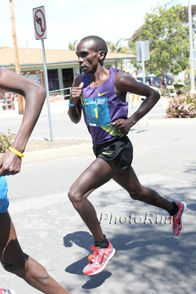 Former World 5000m Champ Eliud Kipchoge