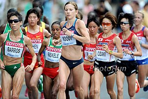 Moody actually led the marathon