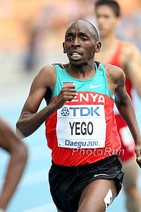 Kenya's Alfred Kirwa Yego has medalled at the last 3 straight globac champs