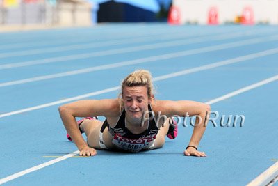 Nikki Hamblin ended up going down.