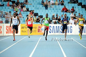 Kirani James on his way to gold