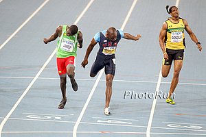 Kirani James (l) and LaShawn Merritt (r)