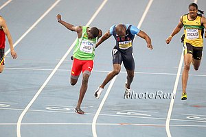 Kirani James (l) and LaShawn Merritt (r)