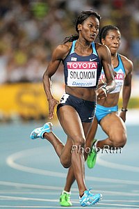 Shalonda Solomon In 200 Semifinal