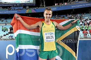 400H Bronze Medalist LJ Van Zyl