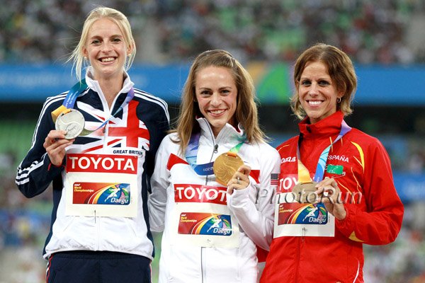 Hannah England (l), Jenny Barringer Simpson (c) and Natalia Rodriguez (r)