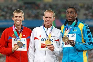 Aleksey Dmitrik (l), Jesse Williams (c), Trevor Barry (r)