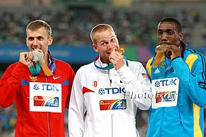 Aleksey Dmitrik (l), Jesse Williams (c), Trevor Barry (r)