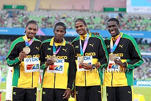 Jamaica's 4 x 400