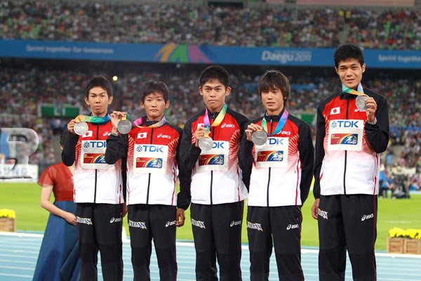 Marathon Team Silver Medalists From Japan