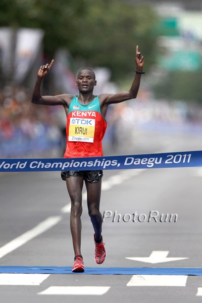 Abel Kirui Defends His Title