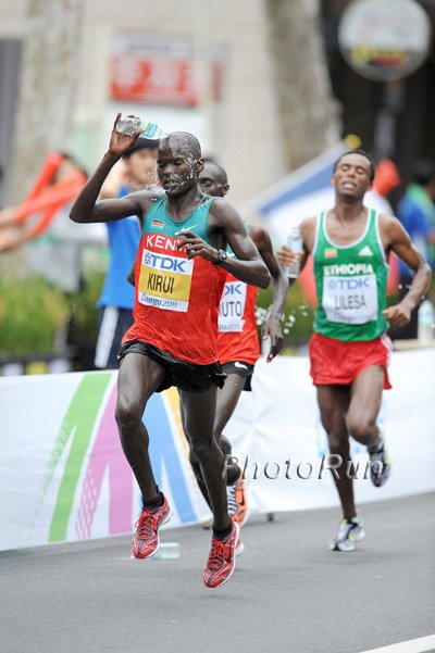 Marathoners Cool Off