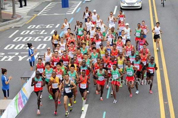 Early In The Men's Marathon