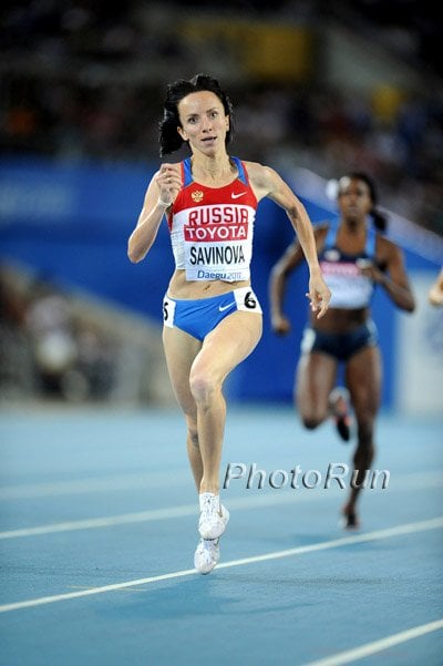 800 World Champion Mariya Savinova