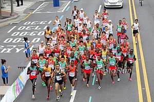 Early In The Men's Marathon