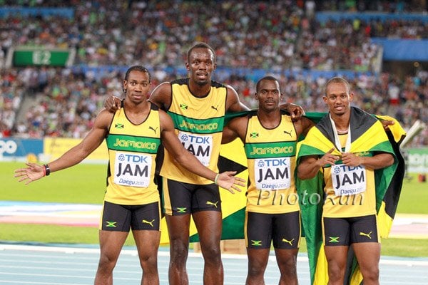 Jamaica's 4 X 100 Champs