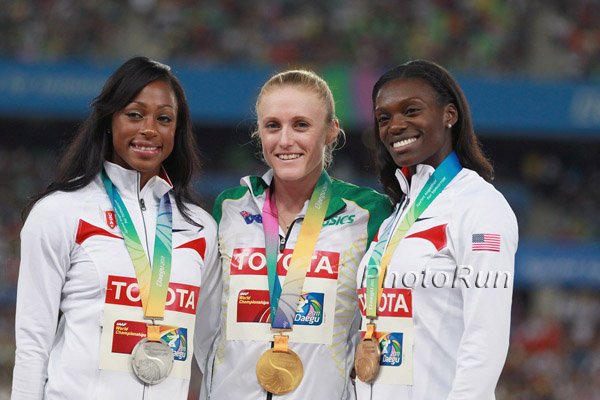 W100H Medalists