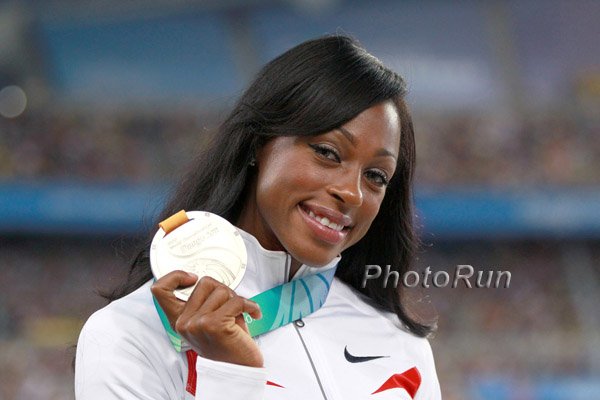 Danielle Carruthers Flashes A Smile & A Silver Medal