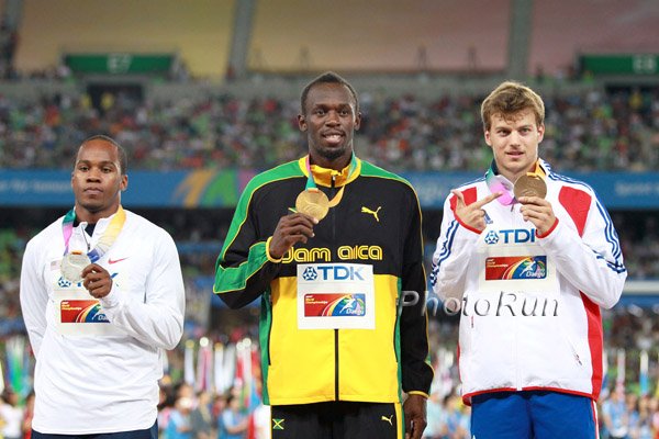 200 Medalists Dix, Bolt, Lemaitre