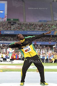 200 & 4 X 100 Gold Medalist Usain Bolt